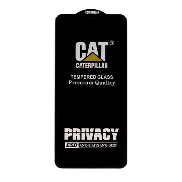 محافظ صفحه نمایش شیشه ای Full Cover Privacy Caterpillar - ESD مدل Samsung Galaxy A10 / A10s / M10 / M20 / M01s
