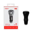 شارژر فندکی PD و فست دو پورت Max مدل M-X27 52.5W - مشکی - MMX