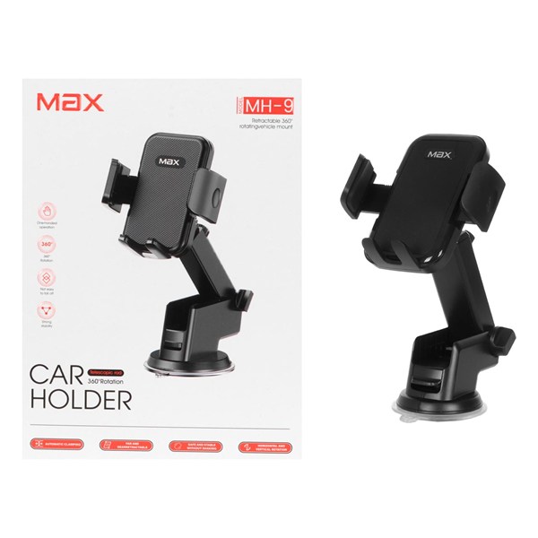 هولدر گوشی موبایل پایه دار Max مدل MH-9 - مشکی - MMX