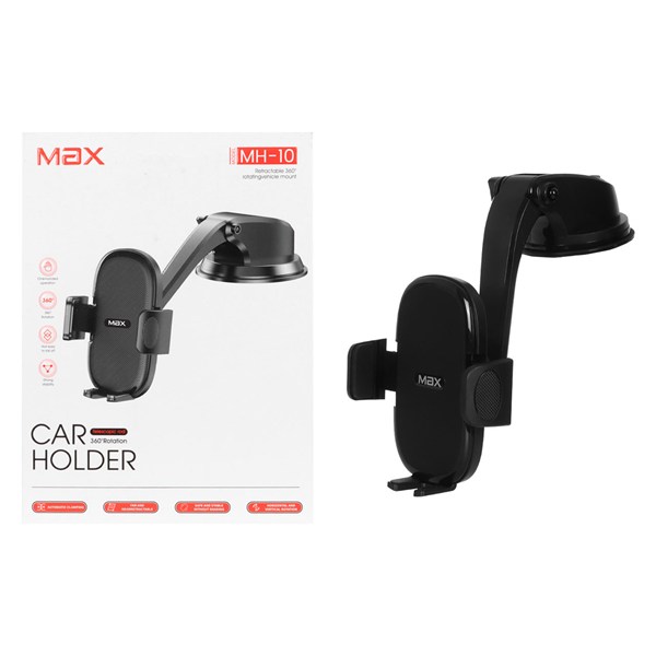 هولدر گوشی موبایل پایه دار Max مدل MH-10 - مشکی - MMX