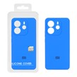 قاب سیلیکونی پاک کنی اورجینال Master Quality مدل Xiaomi Redmi Note 14 4G - آبی (پک دار)