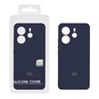 قاب سیلیکونی پاک کنی اورجینال Master Quality مدل Xiaomi Redmi Note 14 4G - سرمه ای (پک دار)