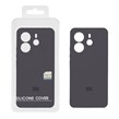 قاب سیلیکونی پاک کنی اورجینال Master Quality مدل Xiaomi Redmi Note 14 4G - خاکستری (پک دار)