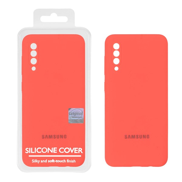 قاب سیلیکونی پاک کنی اورجینال Master Quality مدل Samsung Galaxy A50 / A50s / A30s - مرجانی (پک دار)