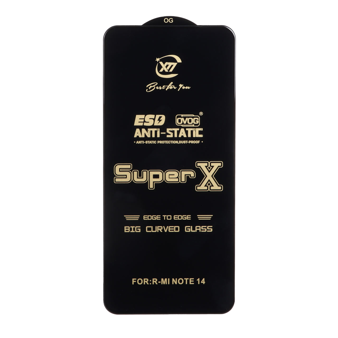محافظ صفحه نمایش آنتی استاتیک Full Cover Super X مدل Xiaomi Redmi Note 14 4G
