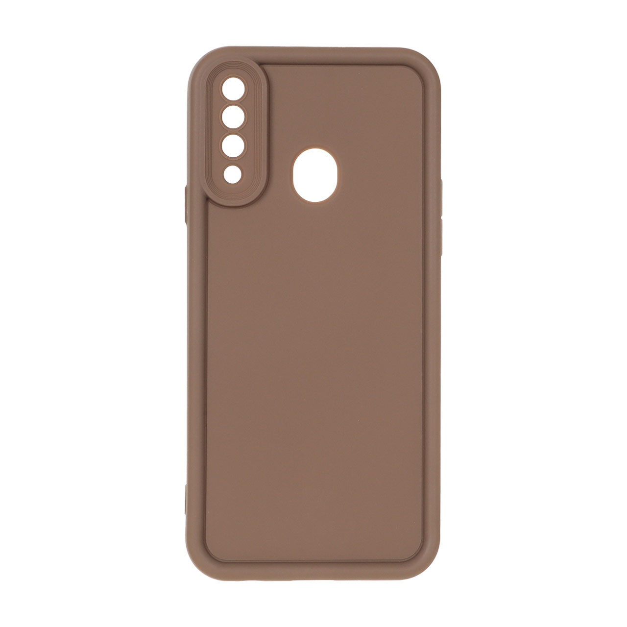 قاب Solid Case مدل Samsung Galaxy A20s - قهوه ای