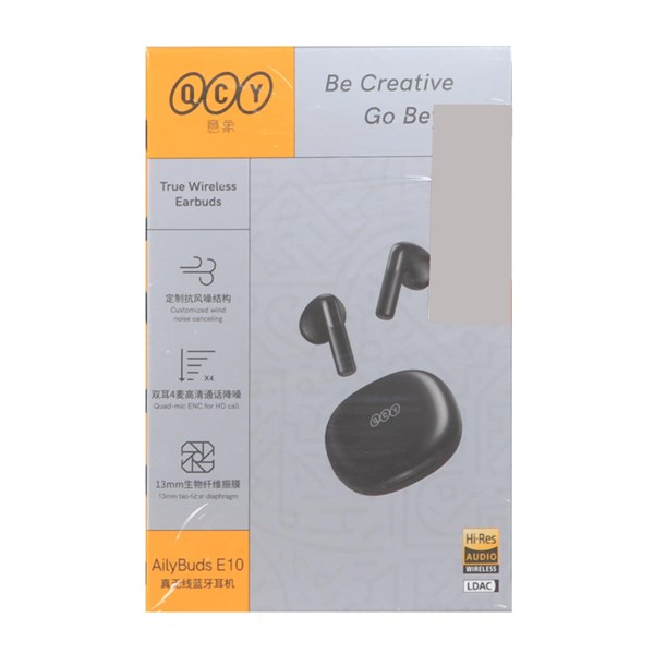 ایرفون بی سیم QCY مدل Ailybuds E10 - مشکی (گارانتی 18 ماهه شرکتی)