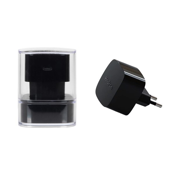 شارژر دیواری فست و PD تک پورت هادرون مدل C1011 25W - مشکی