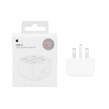 شارژر دیواری اپل 3 پین 20W - B/A - سفید - اصلی (New Pack 2024) (گارانتی 18 ماه شرکتی)