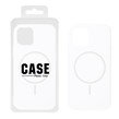 قاب سیلیکونی پاک کنی اورجینال درجه یک MagSafe مدل Apple iPhone 12 Pro / iPhone 12 - سفید (پک دار)