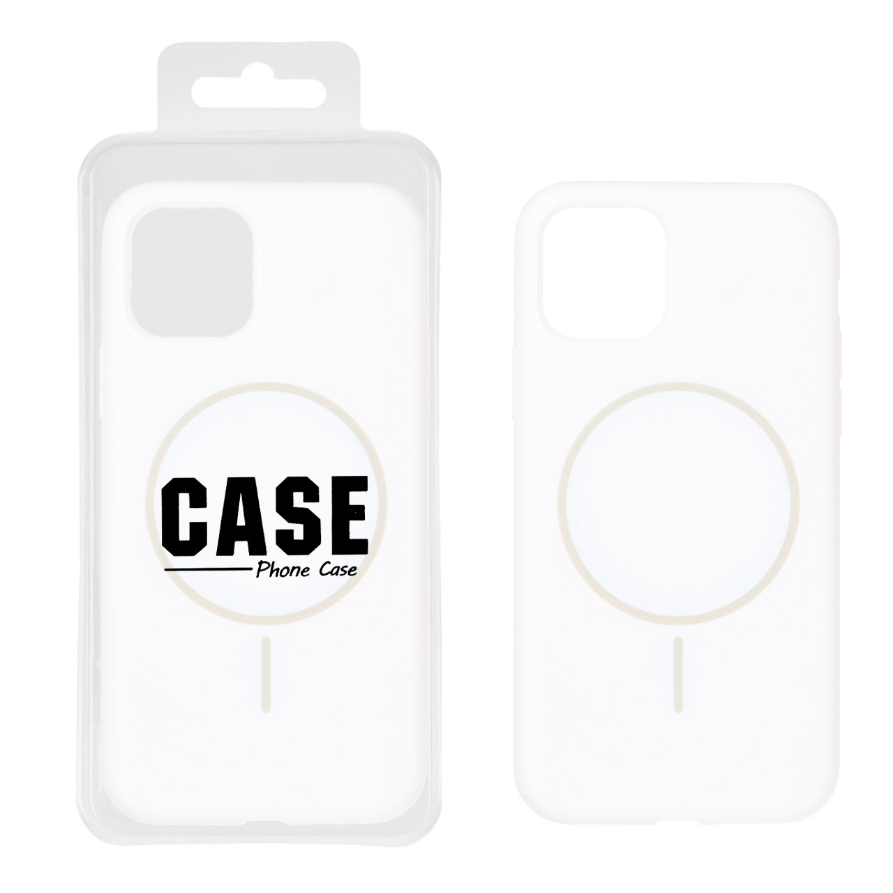 قاب سیلیکونی پاک کنی اورجینال درجه یک MagSafe مدل Apple iPhone 11 Pro - سفید (پک دار)