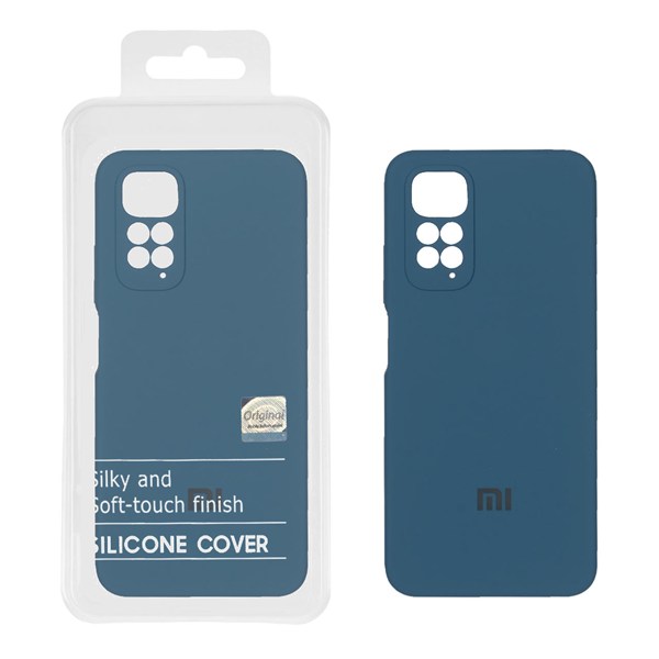 قاب سیلیکونی پاک کنی اورجینال Master Quality مدل Xiaomi Redmi Note 11 4G / Redmi Note 11S - سبز کله غازی (پک دار)