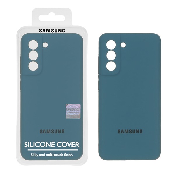 قاب سیلیکونی پاک کنی اورجینال Master Quality مدل Samsung Galaxy S21 FE - سبز کله غازی (پک دار)