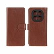 کیف موبایل چرمی مگنتی محافظ لنزدار Xiaomi Redmi Note 14 Pro 5G / Redmi Note 14 Pro Plus 5G / Poco X7 5G - قهوه ای