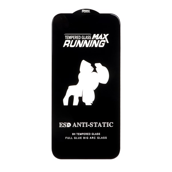 محافظ صفحه نمایش شیشه ای Running Max ESD مدل Apple iPhone 12 Pro Max (بدون پک)