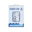 محافظ لنز رینگی اورجینال Akam شابلون دار Apple iPhone 16 / iPhone 16 Plus - آبی روشن (پک دار)
