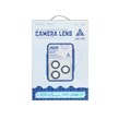 محافظ لنز رینگی اورجینال Akam شابلون دار Apple iPhone 16 Pro / 16 Pro Max - نقره ای (پک دار)