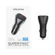 شارژر فندکی فست و PD دو پورت VIPLATINA مدل VK17 48W - مشکی (گارانتی 18 ماه تعویض نیکان همراه)