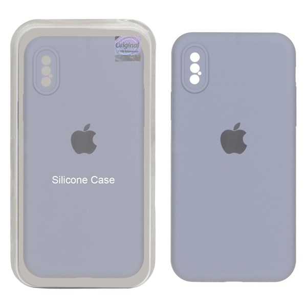 قاب سیلیکونی پاک کنی اورجینال Master Quality مدل Apple iPhone X / iPhone XS - فیلی (پک دار)