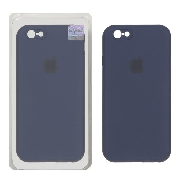 قاب سیلیکونی پاک کنی اورجینال Master Quality مدل Apple iPhone 6 / iPhone 6s - سرمه ای (پک دار)