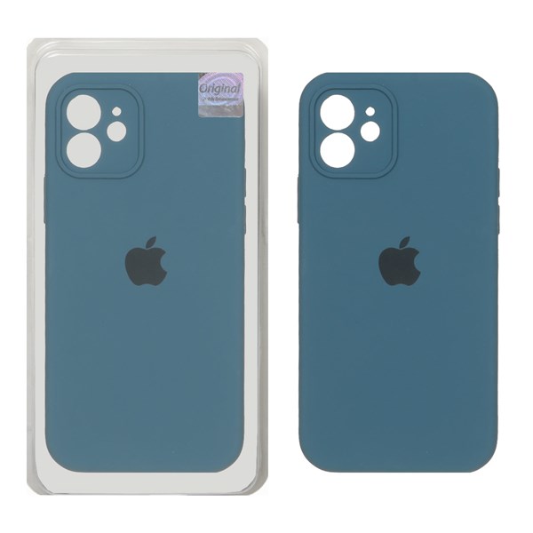 قاب سیلیکونی پاک کنی اورجینال Master Quality مدل Apple iPhone 12 - سبز کله غازی (پک دار)