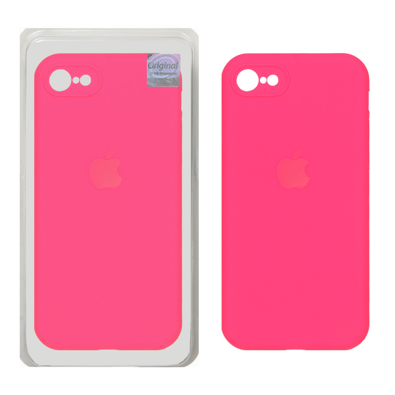 قاب سیلیکونی پاک کنی اورجینال Master Quality مدل Apple iPhone 7 / iPhone 8 / iPhone SE (2020) - صورتی فانتزی (پک دار)