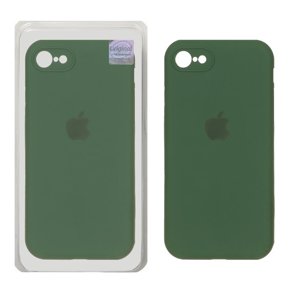 قاب سیلیکونی پاک کنی اورجینال Master Quality مدل Apple iPhone 7 / iPhone 8 / iPhone SE (2020) - سبز تیره (پک دار)