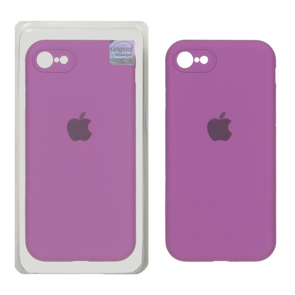 قاب سیلیکونی پاک کنی اورجینال Master Quality مدل Apple iPhone 7 / iPhone 8 / iPhone SE (2020) - ارغوانی (پک دار)