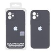 قاب سیلیکونی پاک کنی اورجینال Master Quality مدل Apple iPhone 12 - خاکستری (پک دار)