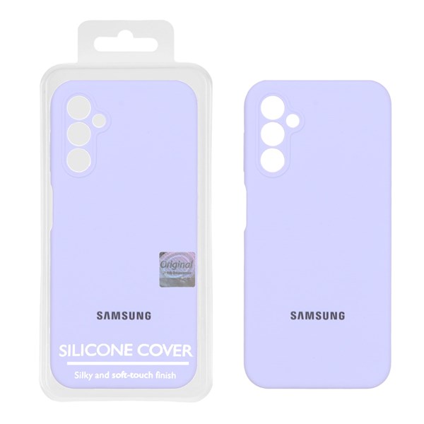 قاب سیلیکونی پاک کنی اورجینال Master Quality مدل Samsung Galaxy A14 - یاسی (پک دار)