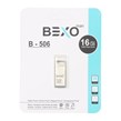 فلش مموری BEXO USB2.0 مدل B-506 ظرفیت 16GB - نقره ای (گارانتی داده پردازی آواتک)