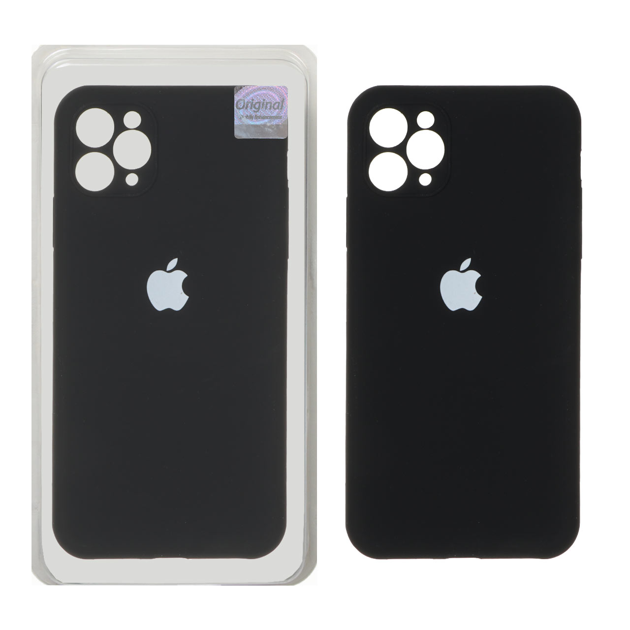 قاب سیلیکونی پاک کنی اورجینال Master Quality مدل Apple iPhone 11 Pro Max - مشکی (پک دار)