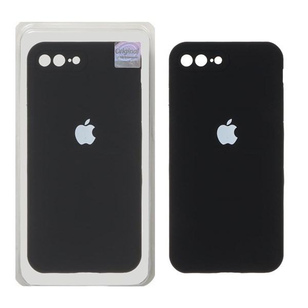 قاب سیلیکونی پاک کنی اورجینال Master Quality مدل Apple iPhone 7 Plus / iPhone 8 Plus - مشکی (پک دار)