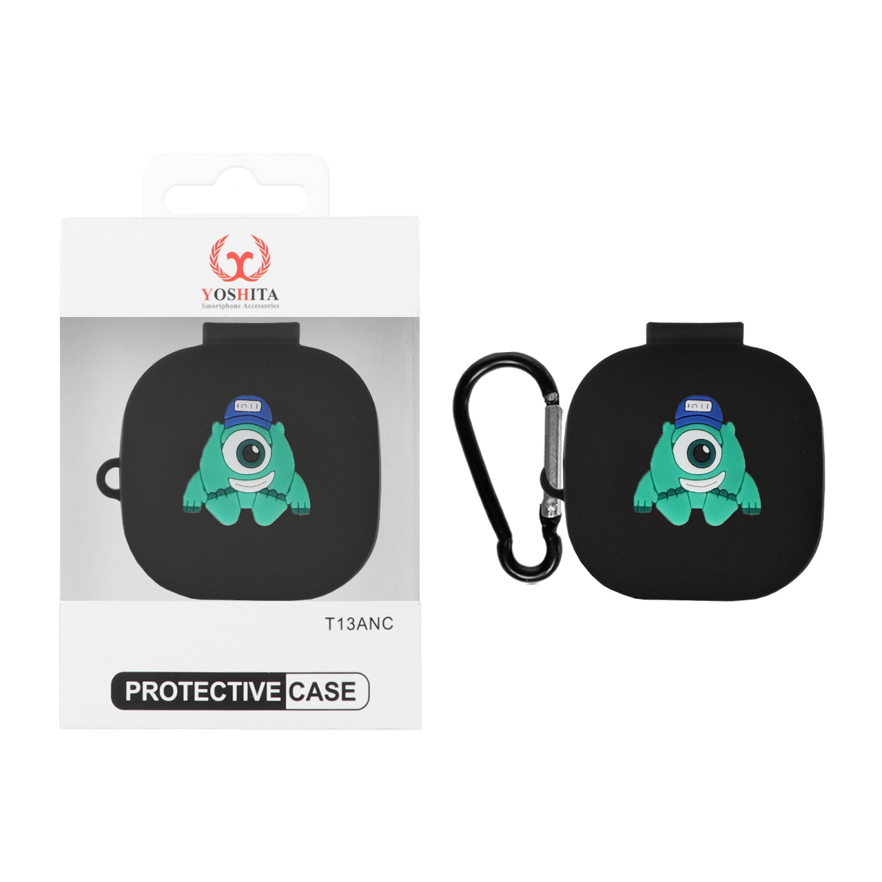 کاور ایرفون سیلیکونی Yoshita عروسک برجسته QCY T13 ANC - طرح 99 (پک دار)