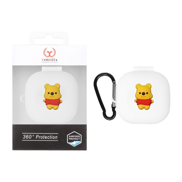 کاور ایرفون سیلیکونی Yoshita عروسک برجسته QCY T13 ANC - طرح 111 (پک دار)