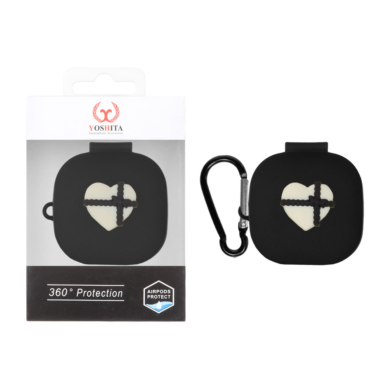 کاور ایرفون سیلیکونی Yoshita عروسک برجسته QCY T13 ANC - طرح 136 (پک دار)