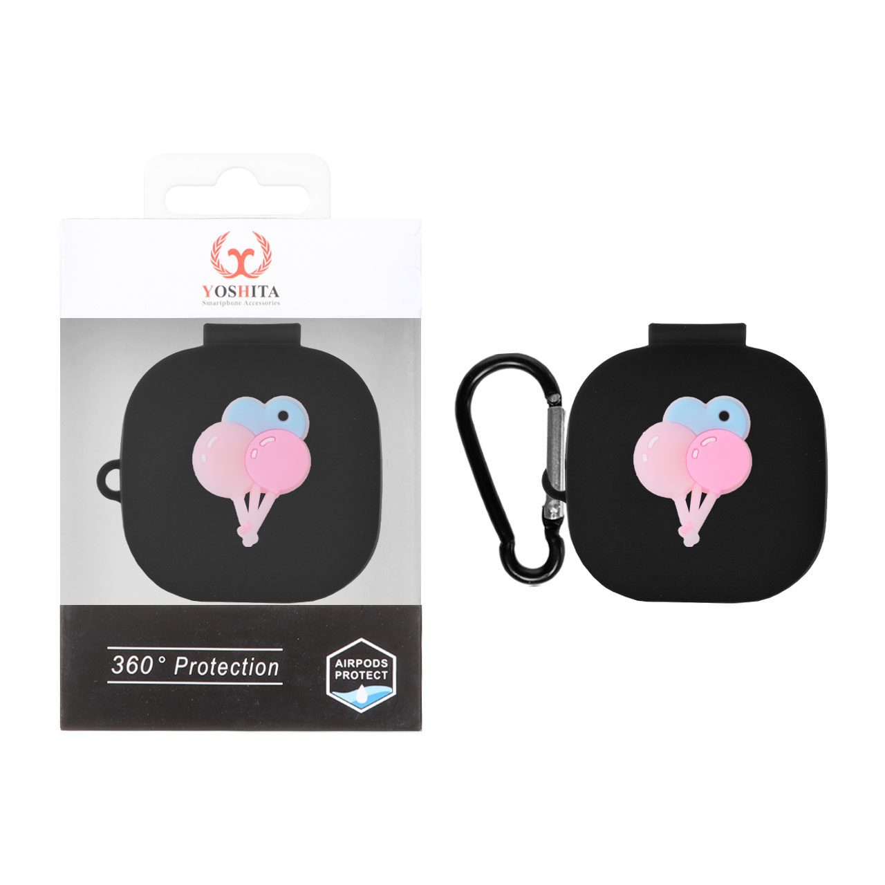 کاور ایرفون سیلیکونی Yoshita عروسک برجسته QCY T13 ANC - طرح 154 (پک دار)