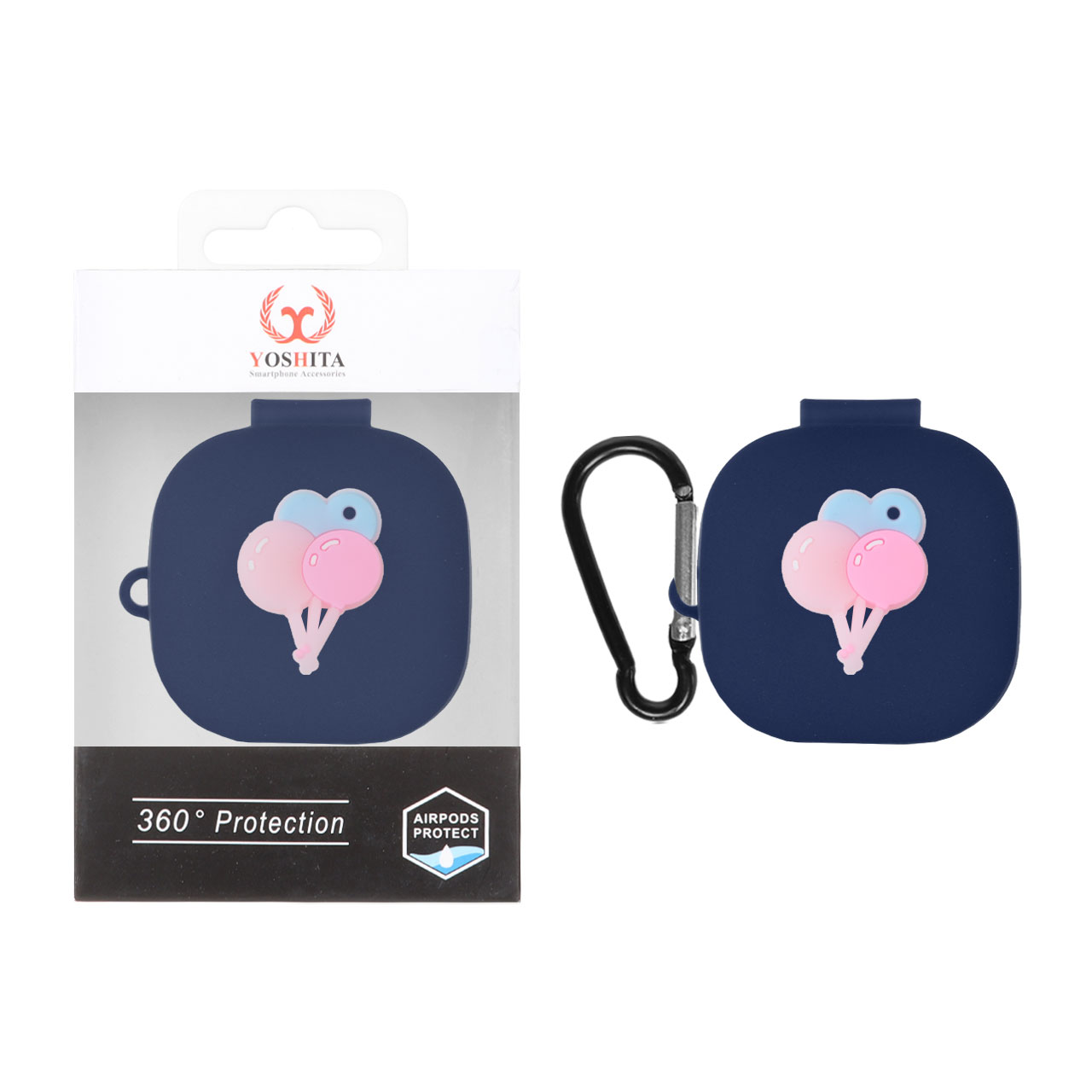 کاور ایرفون سیلیکونی Yoshita عروسک برجسته QCY T13 ANC - طرح 159 (پک دار)