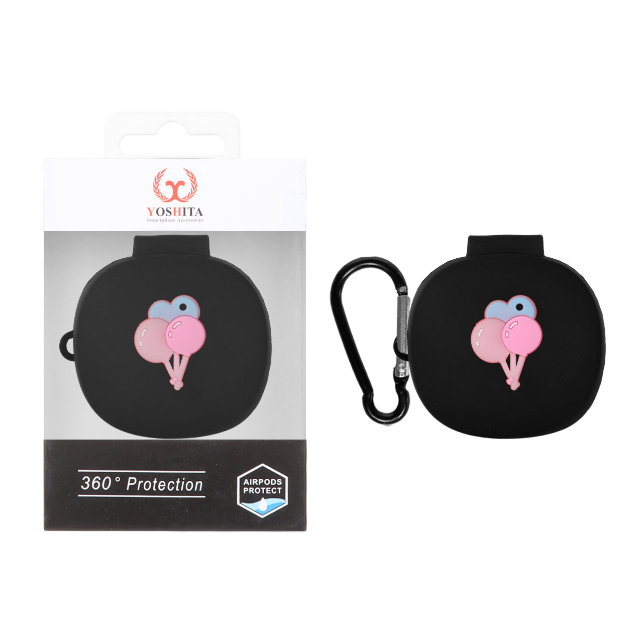 کاور ایرفون سیلیکونی Yoshita عروسک برجسته QCY T13X - طرح 226 (پک دار)