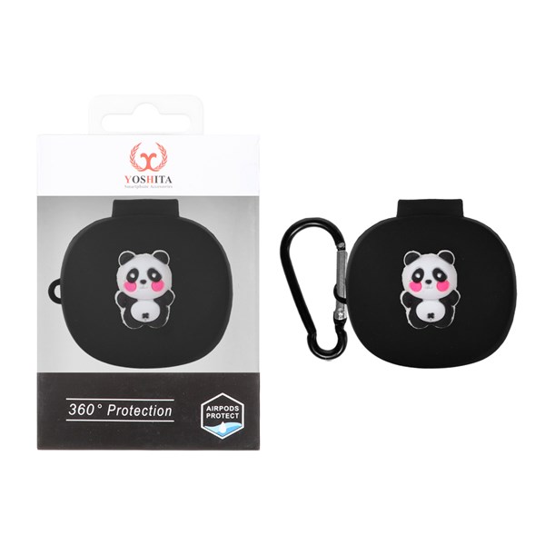 کاور ایرفون سیلیکونی Yoshita عروسک برجسته QCY T13X - طرح 233 (پک دار)
