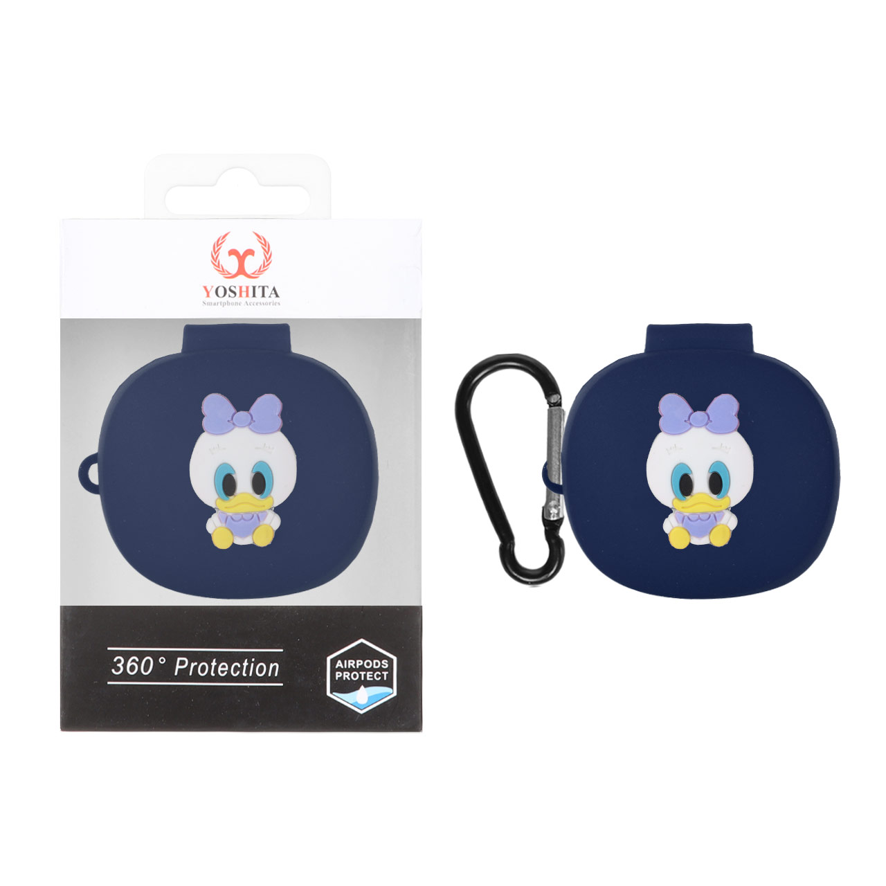 کاور ایرفون سیلیکونی Yoshita عروسک برجسته QCY T13X - طرح 237 (پک دار)