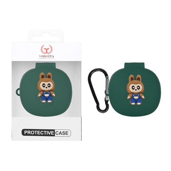 کاور ایرفون سیلیکونی Yoshita عروسک برجسته QCY T13X - طرح 266 (پک دار)