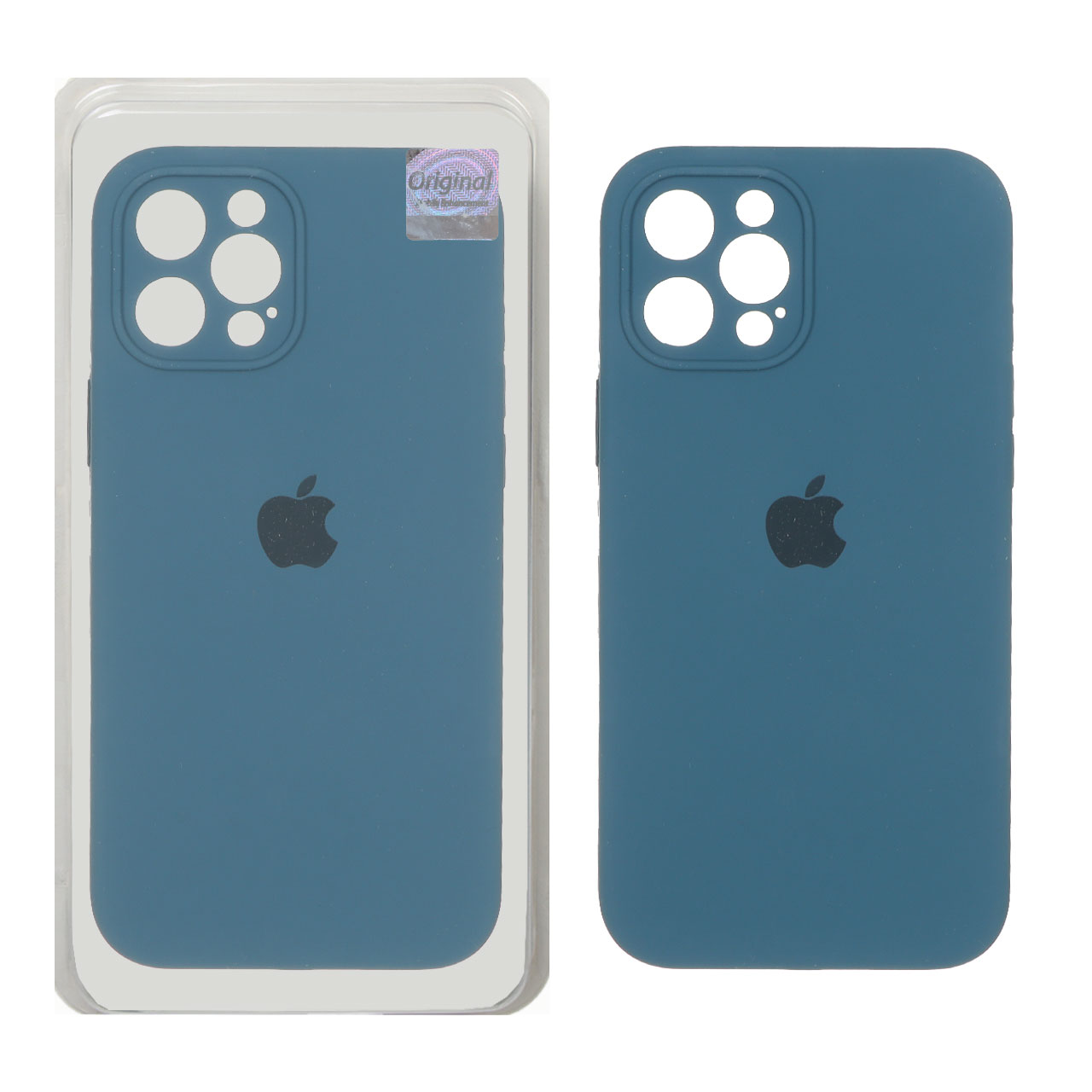 قاب سیلیکونی پاک کنی اورجینال Master Quality مدل Apple iPhone 12 Pro Max - سبز کله غازی (پک دار)