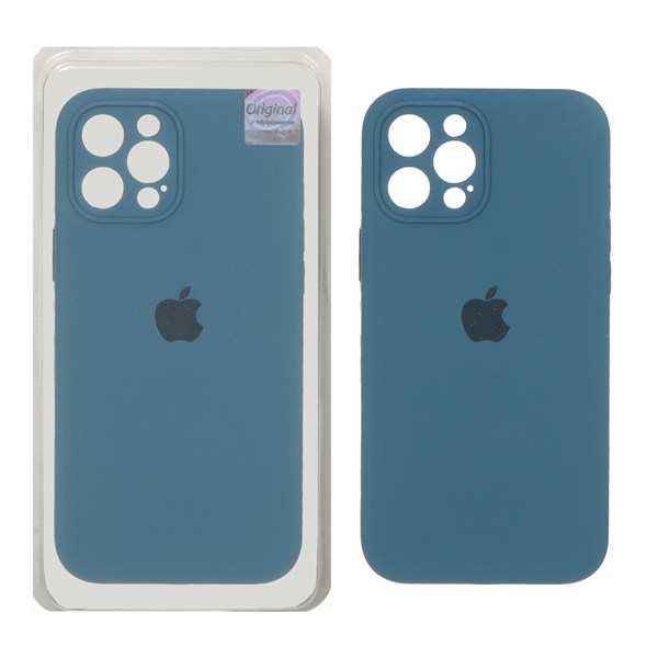 قاب سیلیکونی پاک کنی اورجینال Master Quality مدل Apple iPhone 12 Pro Max - سبز کله غازی (پک دار)