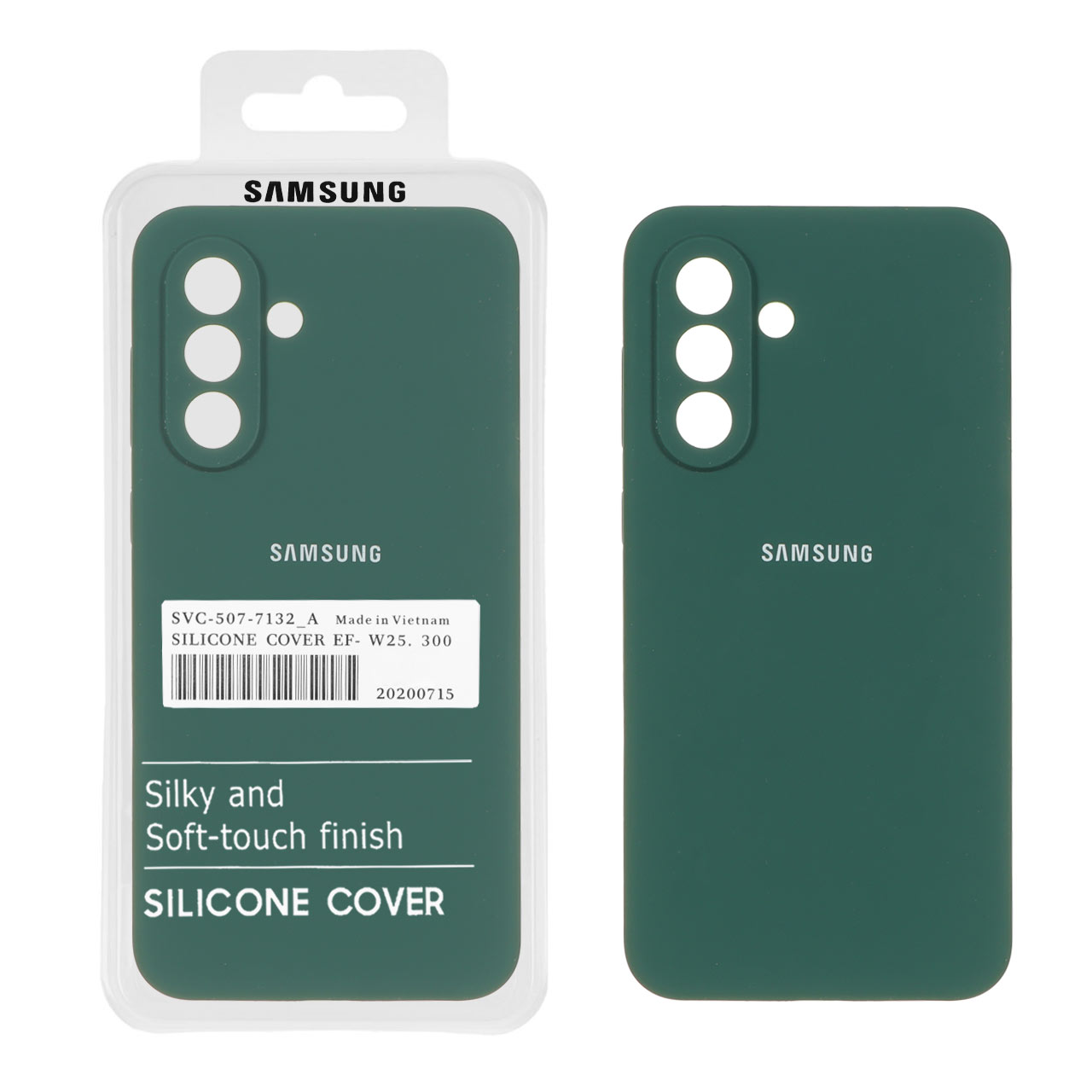 قاب سیلیکونی پاک کنی اورجینال درجه یک Samsung Galaxy A56 / A36 - سبز (پک دار)