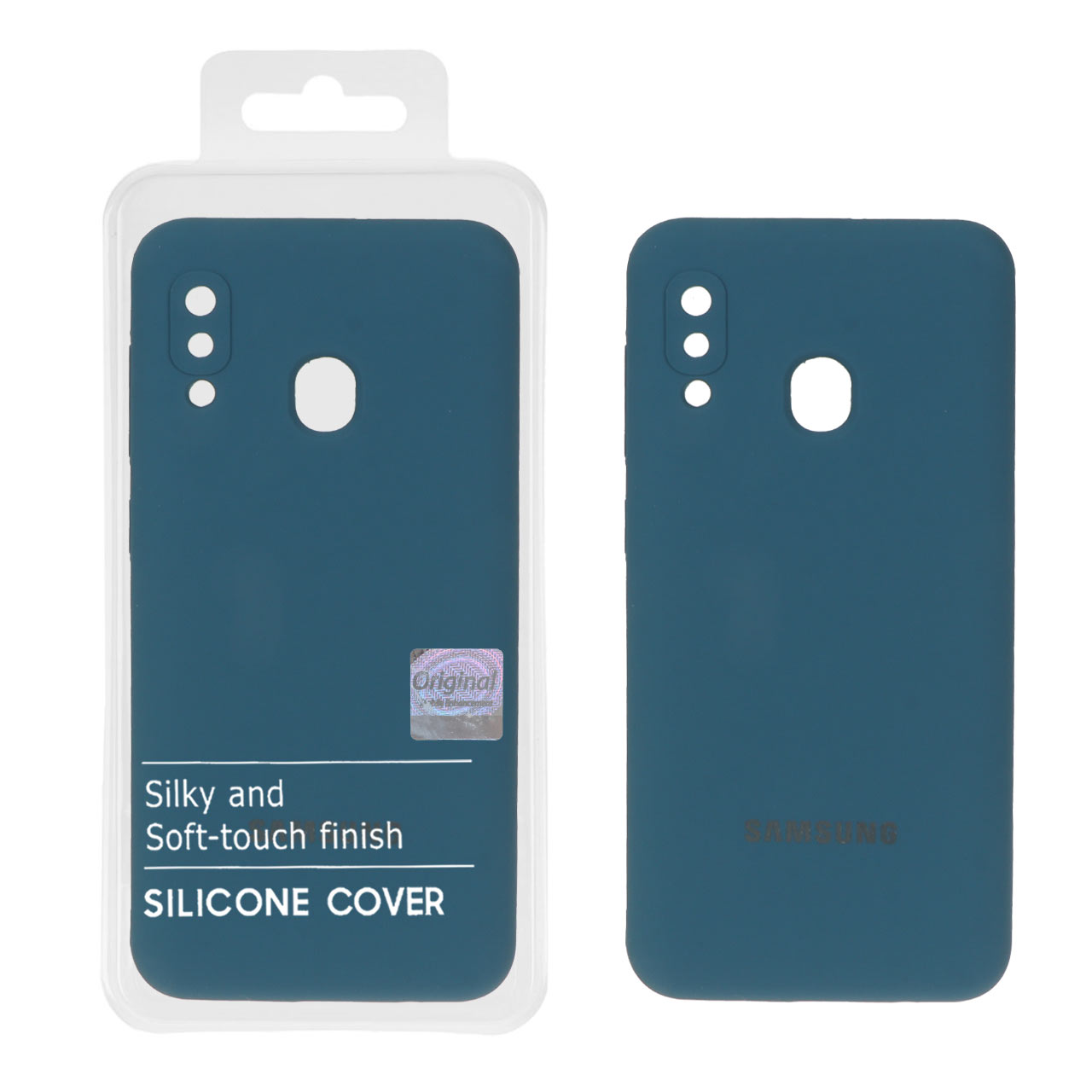 قاب سیلیکونی پاک کنی اورجینال Master Quality مدل Samsung Galaxy A30 / A20 - سبز کله غازی (پک دار)