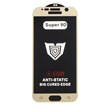 محافظ صفحه نمایش شیشه ای Full Cover ESD Anti Static - Super 9D مدل Samsung Galaxy S7 - طلایی (بدون پک)