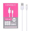 کابل شارژ آیفون X-Energy مدل X-200 - سفید (گارانتی IPM)