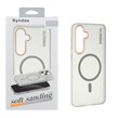 قاب اورجینال Syndee پشت مات MagSafe مدل Samsung Galaxy S24 FE - خاکستری (پک دار)