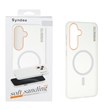 قاب اورجینال Syndee پشت مات MagSafe مدل Samsung Galaxy S24 FE - سفید (پک دار)